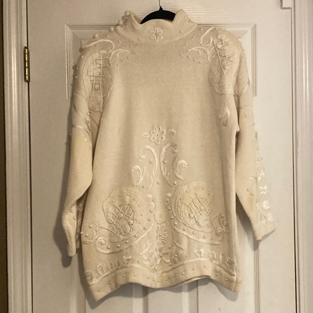 Marisa Christina Vintage Sweater Large Cottagecore